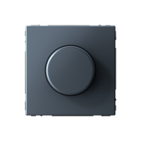 Светорегулятор (диммер) поворотно-нажимной Systeme Electric ArtGallery, LED, RC, 400Вт, грифель  GAL000723