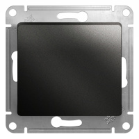 Выключатель 1-клавишный схема 1 10АХ Systeme Electric Glossa, антрацит GSL000711