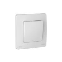 Переключатель 1-клавишный Systeme Electric Blanca С/У IP44 (сх.6), 10AX, 250В, БЕЛЫЙ BLNVS410601