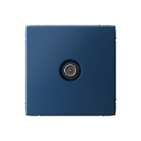 TV Розетка проходная 4DB Systeme Electric ArtGallery, аквамарин GAL001192