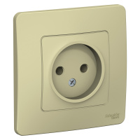 Розетка скрытой установки без заземляющего контакта и без шторок 16A 250В Systeme Electric Blanca BLNRS000017, Бежевый