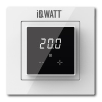 Электронный термостат IQ Watt THERMOSTAT D black/white 00418