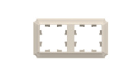 Рамка 2-постовая Systeme Electric AtlasDesign Antique БЕЖЕВЫЙ скрытой установки IP20 термопласт (ATN100202)