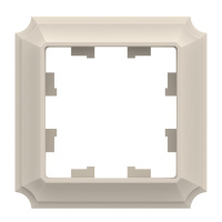 Рамка 1-постовая Systeme Electric AtlasDesign Antique БЕЖЕВЫЙ скрытой установки IP20 термопласт (ATN100201)
