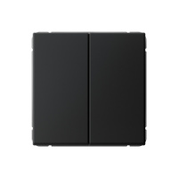 Двухклавишный проходной выключатель Systeme Electric ArtGallery, сх.6/2, 10АХ, карбон GAL001065