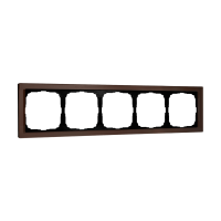 Рамка 5-пост Systeme Electric ArtGallery Pure органическое стекло мокко GAL320605