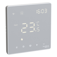 Термостат электронный Systeme Electric ArtGallery для теплого пола Wi-Fi 16A белый
