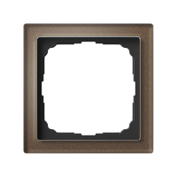 Рамка 1-пост Systeme Electric ArtGallery Pure органическое стекло мокко GAL320601