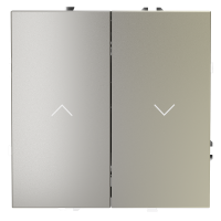 Выключатель для жалюзи 10А Voltum S70 шелк Soft touch пластик (VLS020704)