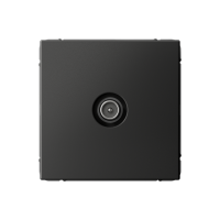 TV Розетка оконечная 1DB Systeme Electric ArtGallery, БАЗАЛЬТ GAL001491