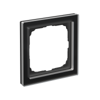 Рамка 1-пост Systeme Electric ArtGallery Pure органическое стекло черный GAL321001