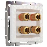 Акустическая розетка белый Werkel Встраиваемые механизмы Hammer белые W1285001