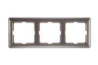 Рамка 3-постовая вертикальная Systeme Electric W59, шампань KD-3-48