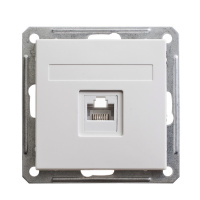 Розетка компьютерная скрытой установки Systeme Electric W59, БЕЛЫЙ RSI-152K5E-1-86