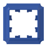 Рамка 1-постовая Systeme Electric AtlasDesign Antique АКВАМАРИН скрытой установки IP20 термопласт (ATN101101)