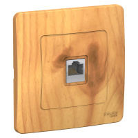 Розетка скрытой установки компьютерная RJ45 Systeme Electric Blanca BLNIS045005, Ясень