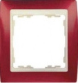 Simon 82 Рамки Гранатовый металлик- Слоновая кость Simon 82 Рамки Гранатовый металлик- Слоновая кость