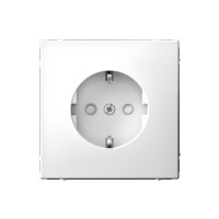 Розетка с заземлением со шторками с быстрозажим. клем Systeme Electric  ArtGallery, 16А, белый GAL000145S