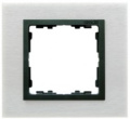 Simon 82 Рамки Сталь матовая (металл)-Графит