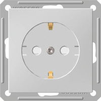 Розетка с заземлением со шторками 16А Systeme Electric W59, БЕЛЫЙ RS16-152-1-86