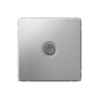 TV Розетка оконечная 1DB Systeme Electric ArtGallery, алюминий GAL000391