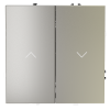 Выключатель для жалюзи 10А Voltum S70 шелк Soft touch пластик (VLS020704)