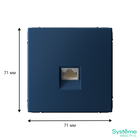 GAL001183 Systeme Electric Schneider Electric ArtGallery цвет аквамарин
