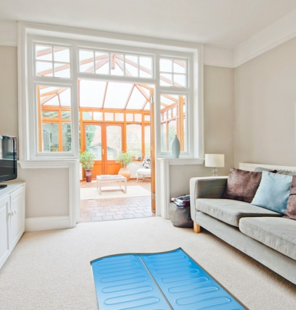 Нагревательный мат ультратонкий алюминиевый Теплолюкс Alumia 225 Вт 1.5 кв.м