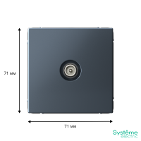 GAL000792 Systeme Electric Schneider Electric ArtGallery цвет грифель