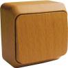 Выключатель 1-клавишный Systeme Electric Etude, бук BA10-001T