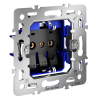 Механизм для розетки с заземлением Voltum S70 металл 16А (VLS0401M)