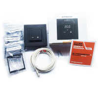 Электронный термостат IQ Watt THERMOSTAT D черный матовый 00417