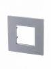 1 постовая рамка серебро ABB Zenit 2CLA227100N1301
