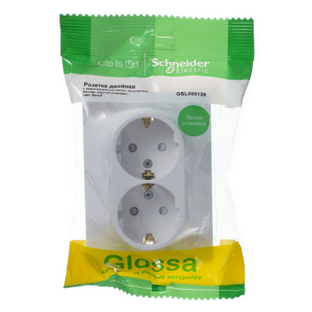 GSL000126 Systeme Electric Schneider Glossa белый