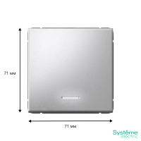 GAL000313 Systeme Electric Schneider Electric ArtGallery цвет алюминий