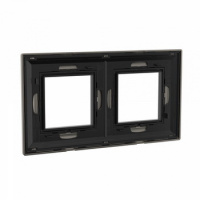 4409854 DKC Рамки Avanti металл