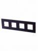 4 постовая рамка венге дерево ABB Zenit 2CLA227400N2101
