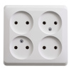 PA16-205B Systeme Electric Schneider Etude цвет белый