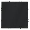 Проходной переключатель двухклавишный 10А Voltum S70 графит Soft touch пластик (VLS020307)
