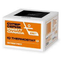 Электронный термостат IQ Watt THERMOSTAT D черный матовый 00417