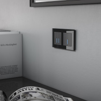 W4520608 Werkel Werkel механизмы сенсорные черные