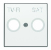 TV спутниковая проходная белый ABB Sky Niessen 2CLA815180A1001|2CLA855010A1101