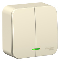 BLNVA105112 Systeme Electric Schneider Blanca накладной монтаж цвет молочный