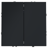 Перекрестный переключатель двухклавишный 10А Voltum S70 графит Soft touch пластик (VLS020507)