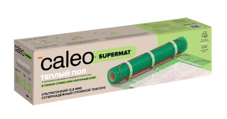 Нагревательный мат сверхтонкий двухжильный Caleo Supermat 130 Вт/м², 200 Вт/м²