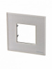 1 постовая рамка жемчужное стекло ABB Zenit 2CLA227100N3501