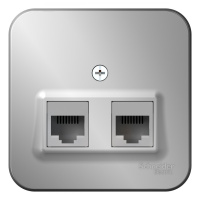 BLNIA045113 Systeme Electric Schneider Blanca накладной монтаж цвет алюминий