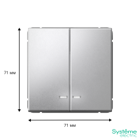 GAL000353 Systeme Electric Schneider Electric ArtGallery цвет алюминий