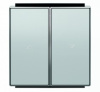 Выключатель жалюзи без фиксации алюминий ABB Sky Niessen 2CLA814400A1001|2CLA854400A1301