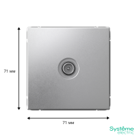 GAL000391 Systeme Electric Schneider Electric ArtGallery цвет алюминий